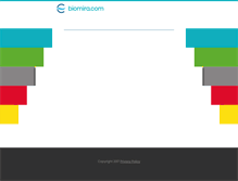 Tablet Screenshot of biomira.com